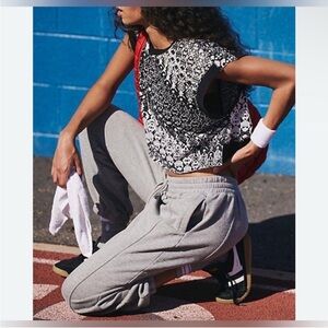 Free People Movement My Time Printed Tee Size large NWOT